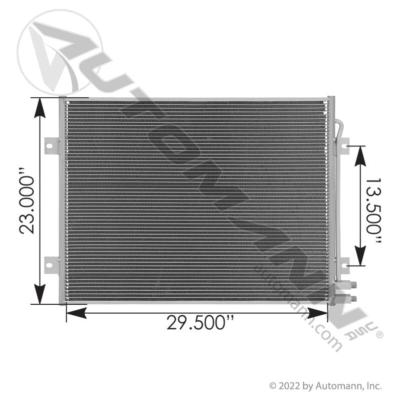 813.62109- Condenser Mack - Nick's Truck Parts