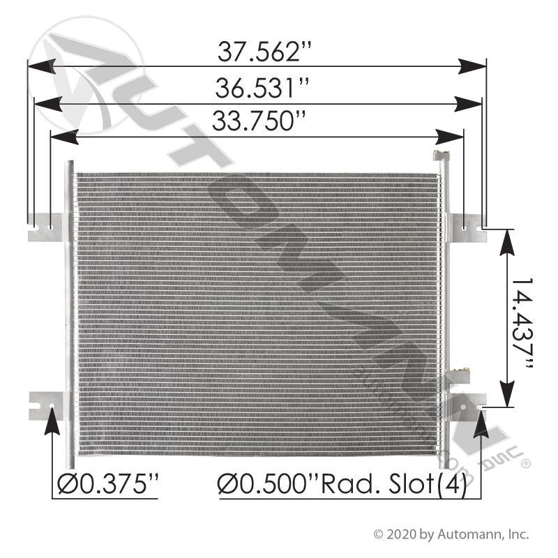 813.75102 - Condenser Peterbilt - Nick's Truck Parts