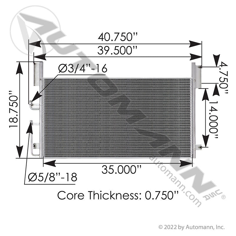 813.94101 - Condenser Western Star - Nick's Truck Parts