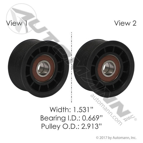 816.49105- Continental Elite Pulley - Nick's Truck Parts