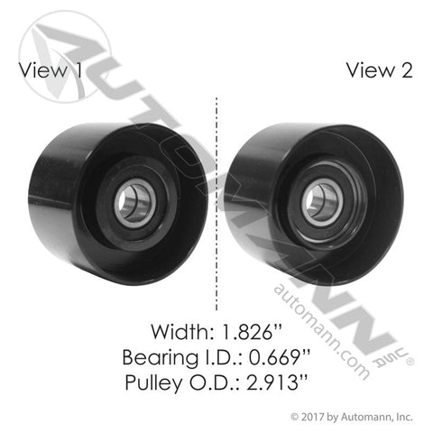 816.49112- Continental Elite Pulley - Nick's Truck Parts