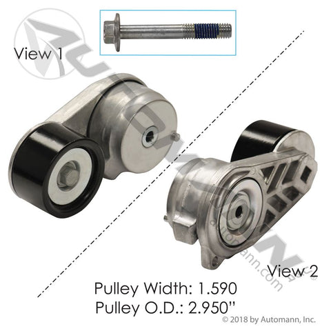 816.49608- Continental Elite Tensioner Assembly - Nick's Truck Parts