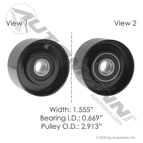 819.36091- Belt Pulley - Nick's Truck Parts