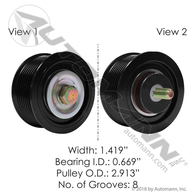 819.36341- Belt Pulley - Nick's Truck Parts