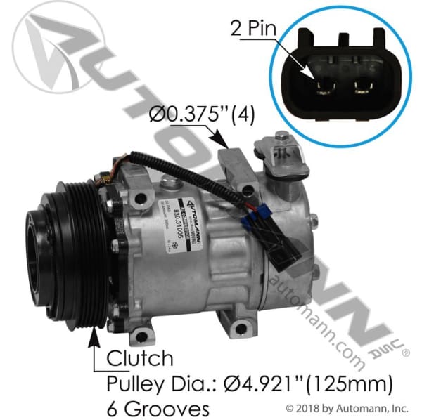 830.31005-Air Conditioning Compressor 7H15 Type, (product_type), (product_vendor) - Nick's Truck Parts