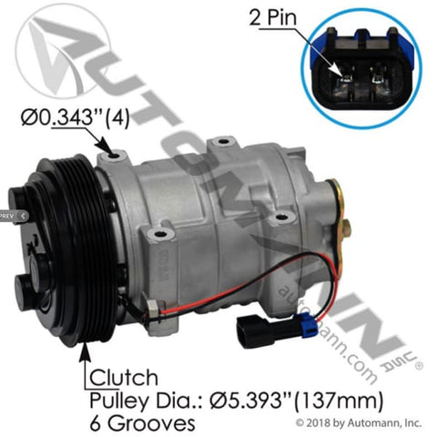 830.31415-Air Conditioning Compressor TM21 Type, (product_type), (product_vendor) - Nick's Truck Parts