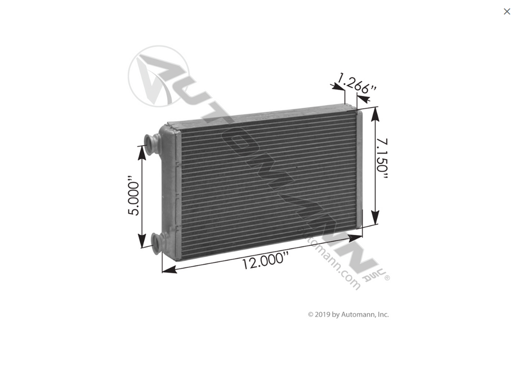 830.47109BE- Heater Core Freightliner Behr - Nick's Truck Parts