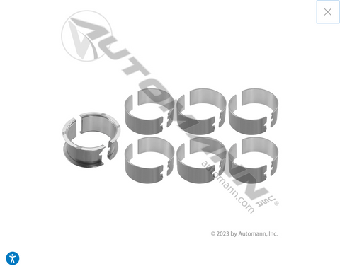 840.BS628178MA - Engine Camshaft Bearing Set Volvo D12 - Nick's Truck Parts
