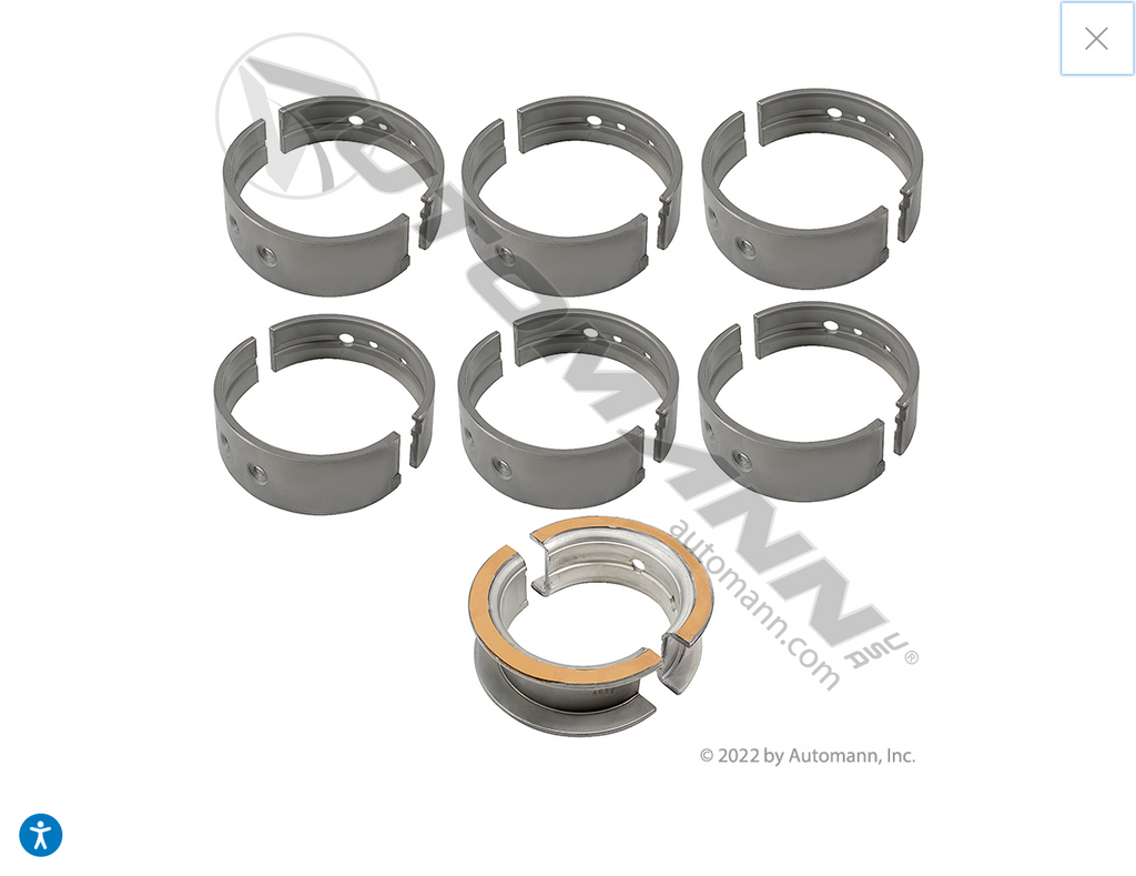 840.MS555446MA- Engine Main Bearing Set Internatioal - Nick's Truck Parts