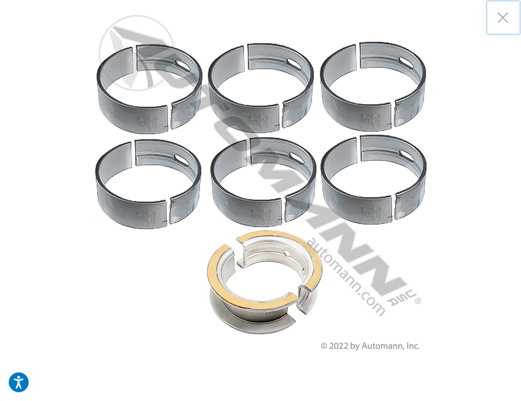 840.MS556198MA- Engine Main Bearing Set IHC - Nick's Truck Parts