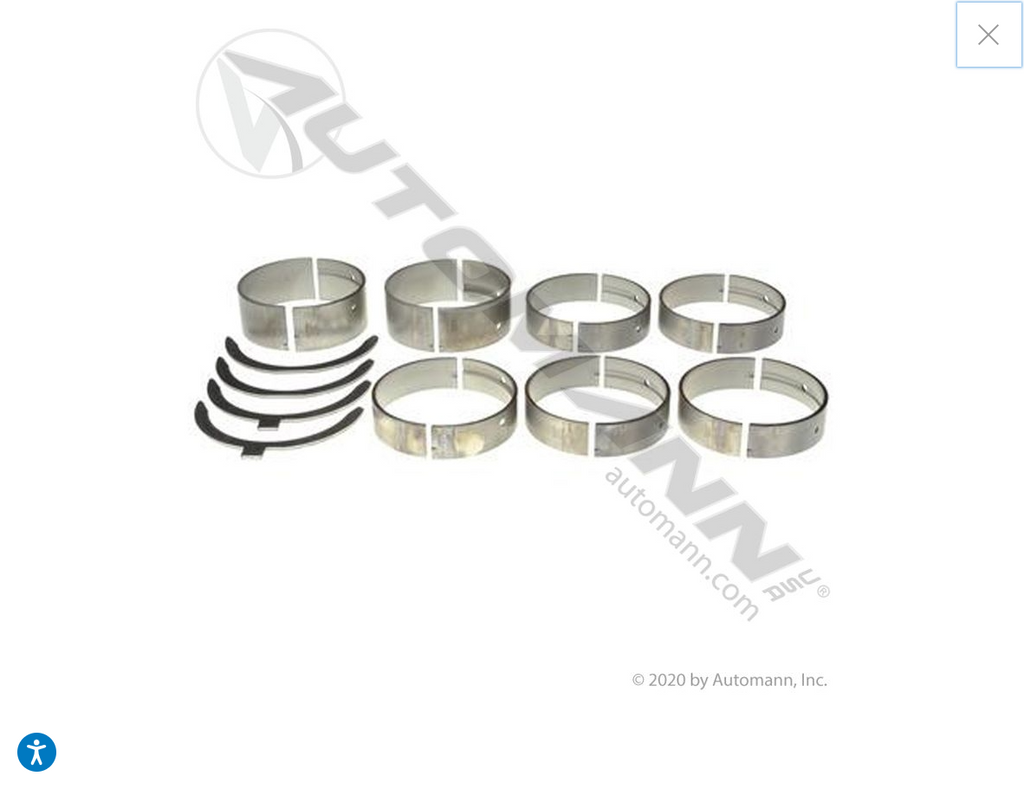 840.MS622582MA - Engine Main Bearing Set Mack - Nick's Truck Parts