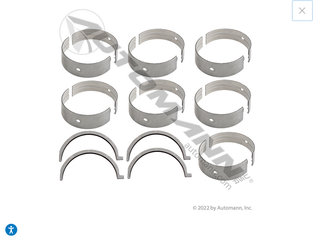 840.MS906179MA - Engine Main Bearing Set Cummins - Nick's Truck Parts
