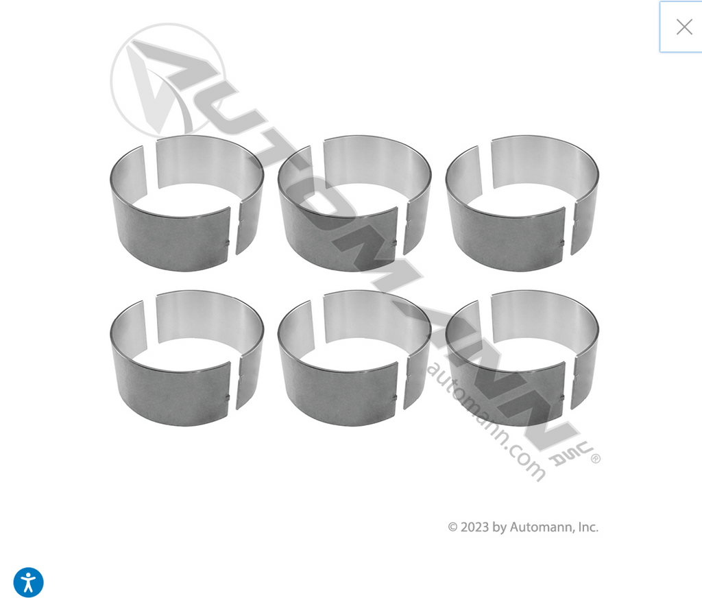 840.SA624580MA - Engine Bearing Set Connecting Rod Mack - Nick's Truck Parts