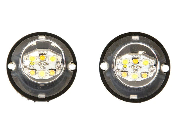 8891227 -Buyers- 25 Foot Amber/Clear Bolt-On Hidden Strobe Kits With In-Line Flashers With 6 LED - Nicks Truck Parts
