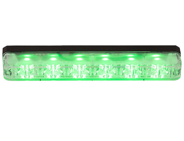 8892809 -Buyers- Ultra Bright Narrow Profile Green LED Strobe Light - Nicks Truck Parts