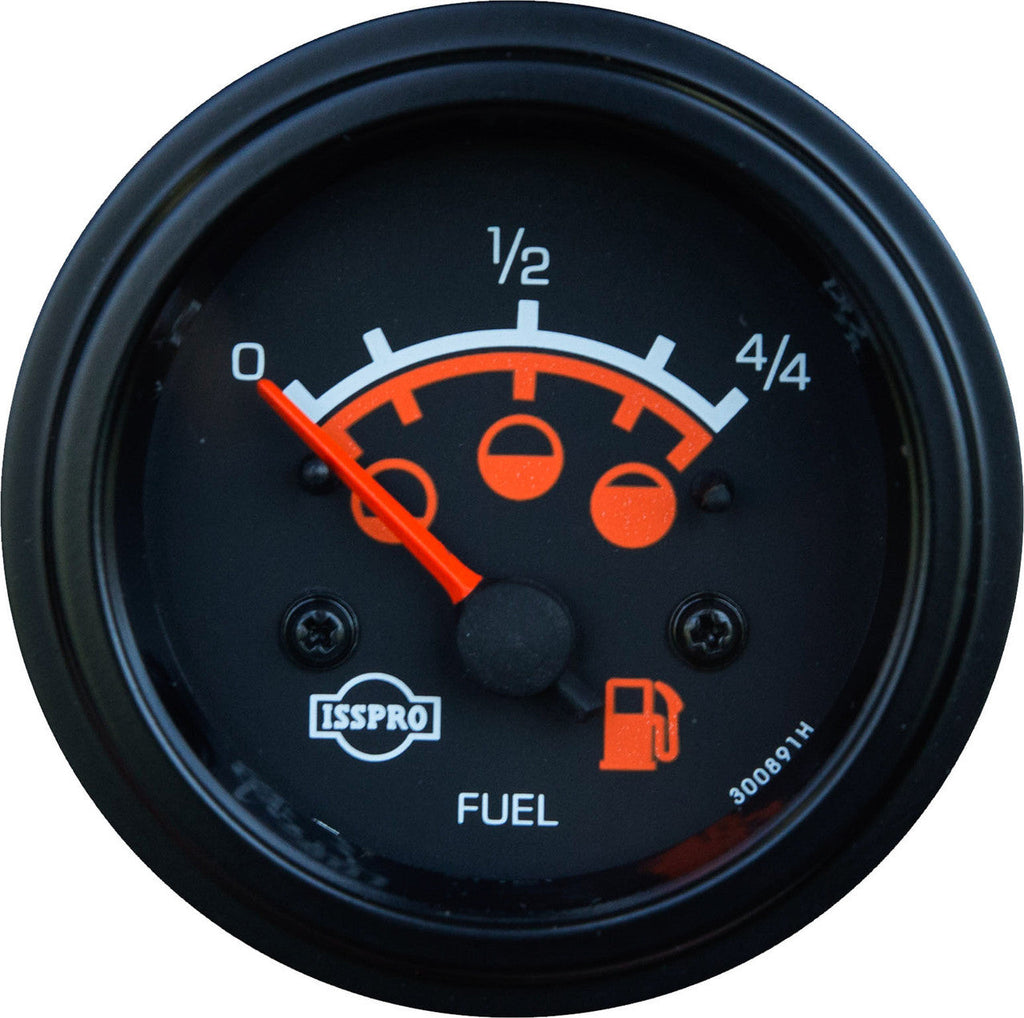 95-2634- Tectran Fuel Gauge Black Bezel - Nick's Truck Parts