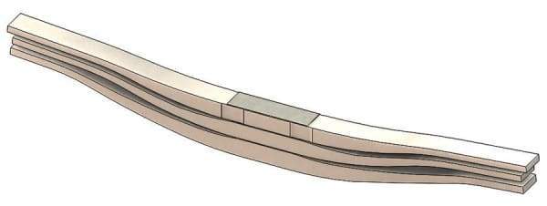96-1307-Volvo-Autocar-Rear Leaf Spring, (product_type), (product_vendor) - Nick's Truck Parts