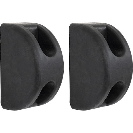 Buyers -B5800- D-Shaped Molded Rubber Bumper - 3 X 3-1/2 X 6 Inch Tall - Set Of 2 - Nicks Truck Parts