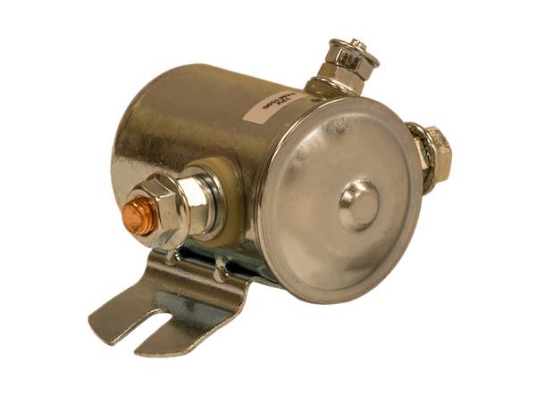 B98596 - Buyers- Intermittent Duty 12 Volt Steel Case Insulated Solenoid +12V To Activate - Nicks Truck Parts