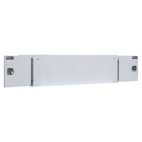 Buyers - BP242486W 24x24x86 Inch White Steel Straight Side Tunnel Truck Tool Box With Shelf - Nick's Truck Parts