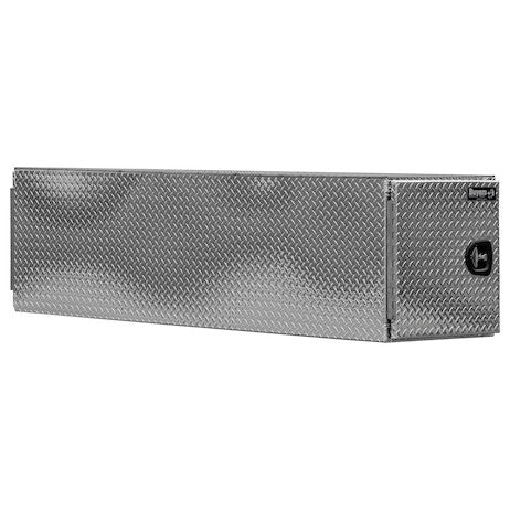 Buyers - BP242486 24x24x86 Inch Diamond Tread Aluminum Straight Side Tunnel Truck Tool Box With Shelf - Nicks Truck Parts