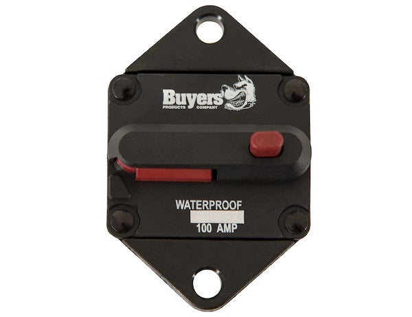 CB102PB -Buyers-100 Amp Push-To-Trip Circuit Breaker - Nicks Truck Parts