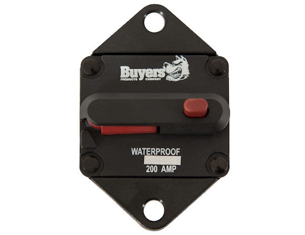 CB202PB -Buyers-200 Amp Push-To-Trip Circuit Breaker - Nicks Truck Parts