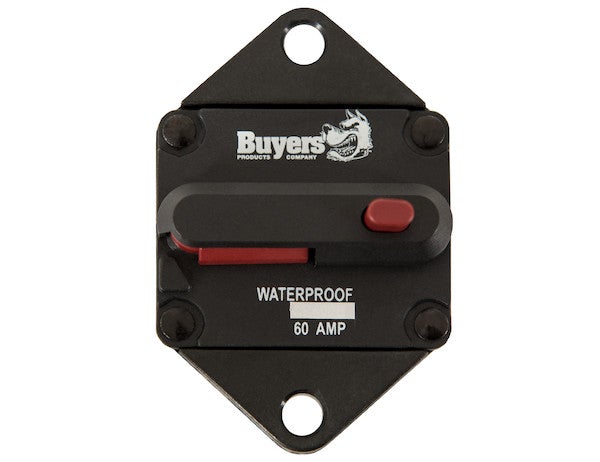 CB62PB -Buyers-60 Amp Push-To-Trip Circuit Breaker - Nicks Truck Parts