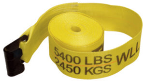 DC23104427- 4" Winch Strap with Flat Hook 27' - Nick's Truck Parts