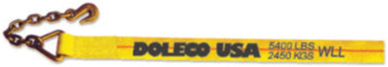 DC23105330- 3" Winch Strap with Chain Anchor 30' - Nick's Truck Parts