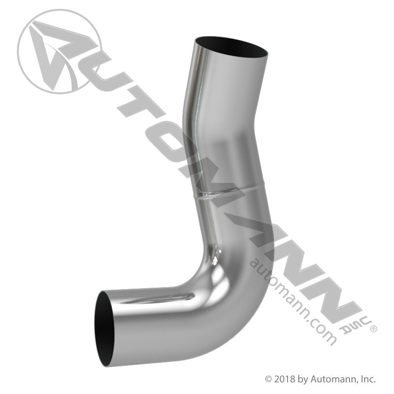 FL-15653-003C - Grand Rock- 5"2-BEND OD/OD PIPE CHR LH - Nick's Truck Parts