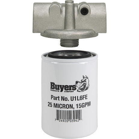 HFA12525 -Buyers 15 GPM Return Line Filter Assembly 3/4 Inch NPT/25 Micron/25 PSI Bypass - Nick's Truck Parts