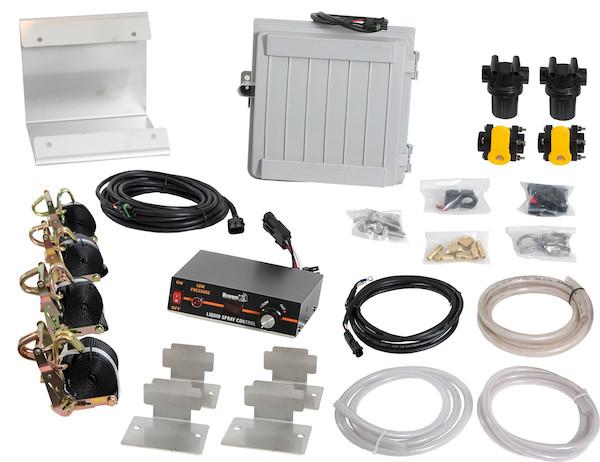 LS8H -Buyers-SaltDogg® Hydraulic Pre-Wet Kit With Two 30 Gallon Poly V-Box Mount Reservoirs For 1400 Series Spreaders - Nicks Truck Parts