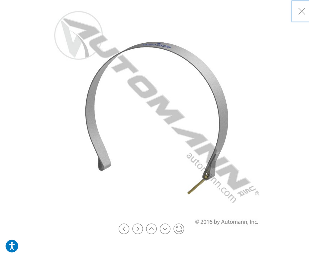 M203128- Fuel Tank Strap Peterbilt - Nick's Truck Parts