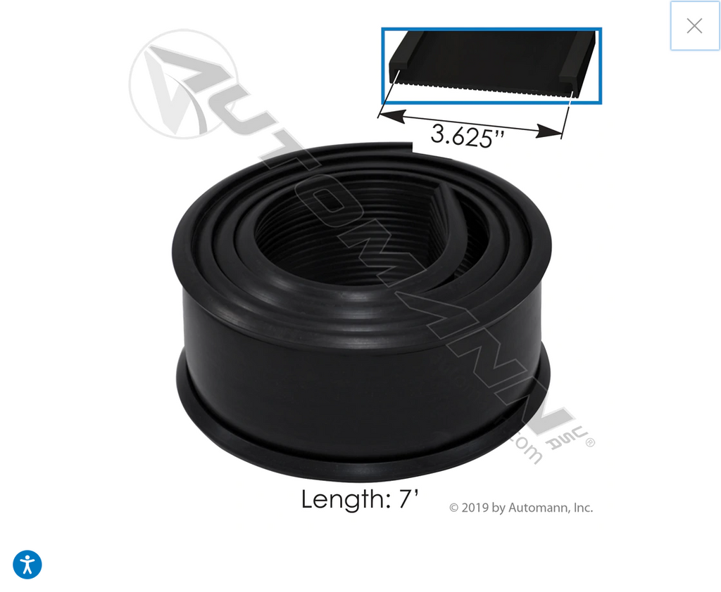 M203315 - Fuel Tank Isolator 7 Feet Peterbilt - Nick's Truck Parts