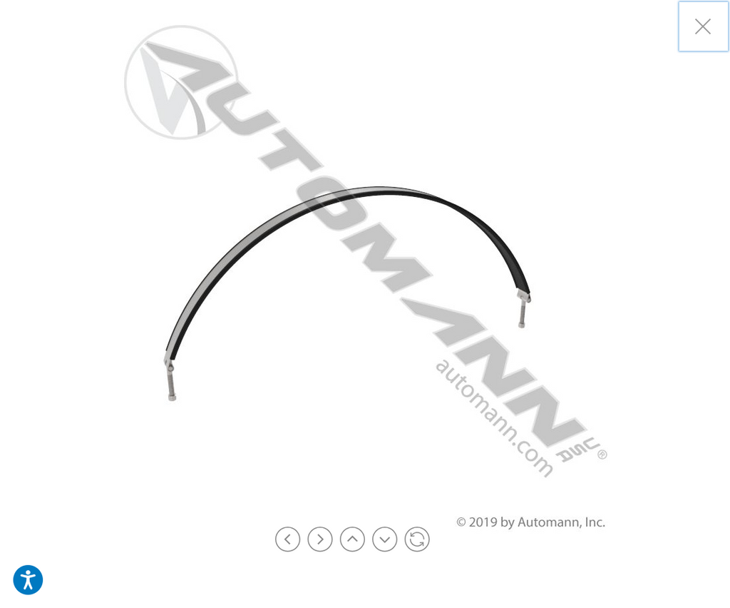 M203924- Fuel Tank Strap Reefer Non-Polished - Nick's Truck Parts