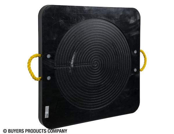OP303024- Buyers Ultra High Density Poly Outrigger Pad With Recessed Radius - 30 X 30 X 2 Inch - Nicks Truck Parts