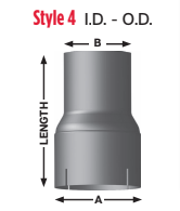 Grand Rock- R71-50C - REDUCER,7"ID X 5"OD,CHR - Nick's Truck Parts
