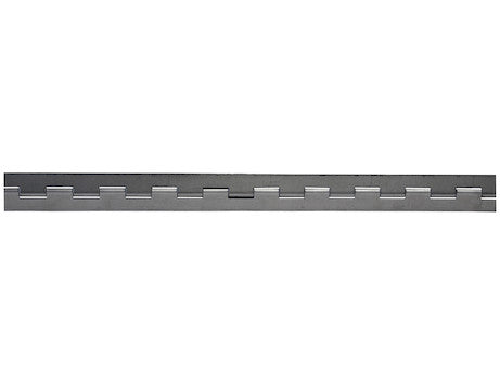 S65- Buyers Steel Continuous Hinge .120 X 72 Inch Long With 3/8 Pin And 3.0 Open Width - Nicks Truck Parts
