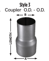 Grand Rock- R60-40A - REDUCER,6"OD X 4"OD,ALZ - Nick's Truck Parts