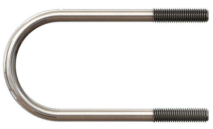 UB-02- Utility Trailer Round U-Bolt - Nick's Truck Parts