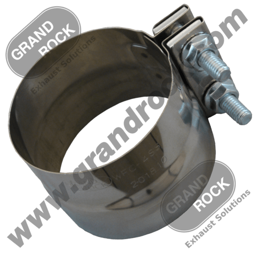 WFC4SS- Stainless Steel 4" Clamp - Nick's Truck Parts