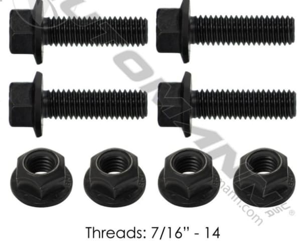 BKC716112GR8-Ford Frame Hanger Bolt Kit, (product_type), (product_vendor) - Nick's Truck Parts