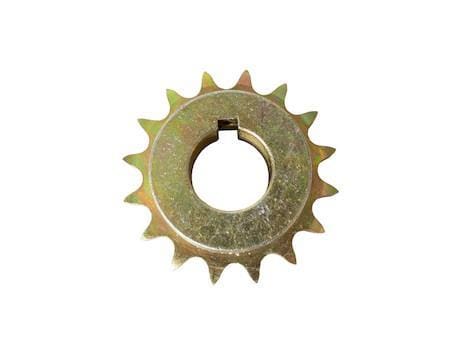 Buyers-1410702-Replacement 1 Inch 16-Tooth Yellow Zinc Gearbox Sprocket With Set Screws For #40 Chain, (product_type), (product_vendor) - Nick's Truck Parts