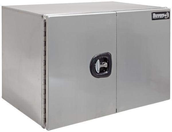 Buyers-1705410-18 X 18in. X 48in Heavy Duty Aluminum Barn Door Style Underbody Toolbox, (product_type), (product_vendor) - Nicks Truck Parts