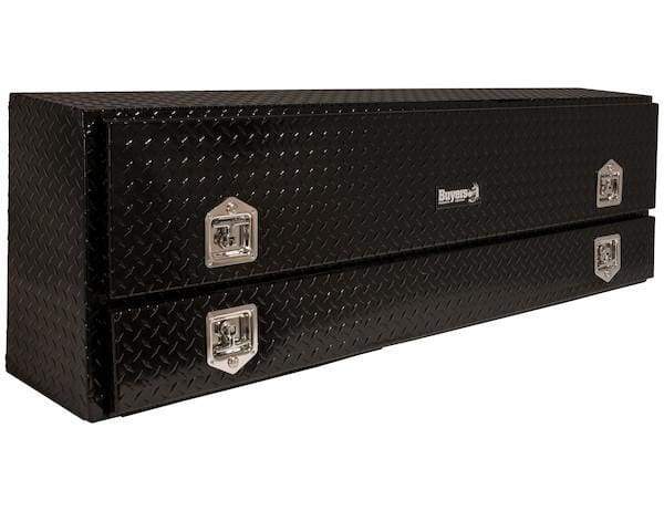 Buyers-1725640-21x13.5/10x72 Inch Black Diamond Tread Aluminum Contractor Truck Box, (product_type), (product_vendor) - Nicks Truck Parts