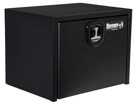 Buyers-1732510-18x18x48 Inch Textured Matte Black Steel Underbody Truck Box With 3-Point Latch, (product_type), (product_vendor) - Nicks Truck Parts