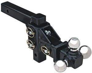 Buyers-1802225-Adjustable Tri-Ball Mount, Chrome (1-7/8in., 2in., 2-5/16in.), (product_type), (product_vendor) - Nicks Truck Parts