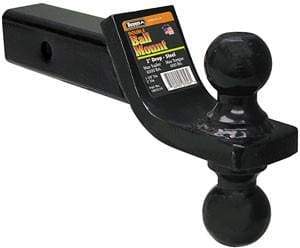 Buyers-1803215-Double Ball Mount, 2 In. Drop, 2 In. & 2-5/16 In. Balls, Black, (product_type), (product_vendor) - Nicks Truck Parts