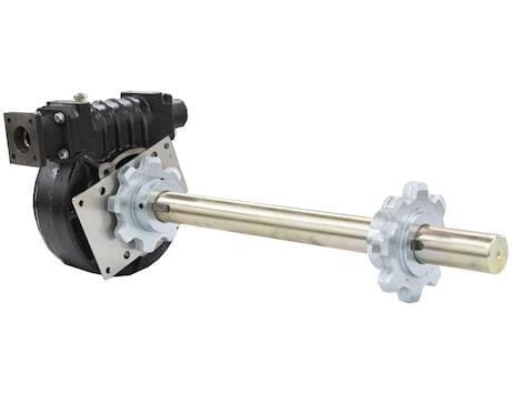 Buyers-3010847-Replacement 50:1 Gearbox Assembly With 2 Inch Shaft And Sprockets, (product_type), (product_vendor) - Nicks Truck Parts